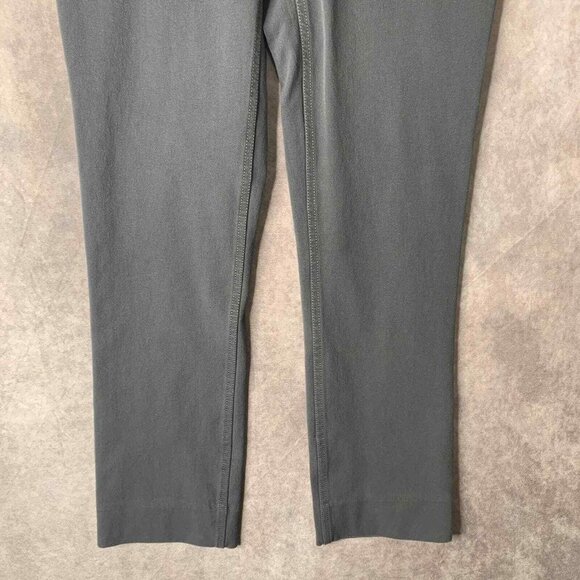 MM. Lafleur Womens Pants Size 8 Gray Straight Leg Mid Rise Pockets Flat Front - Picture 3 of 7